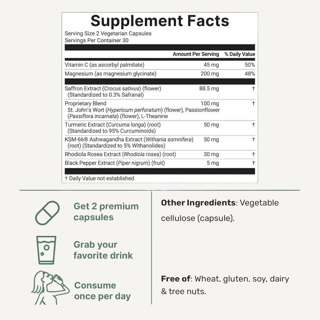Saffron+ Advanced Vegan Capsules